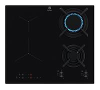 Electrolux Plaque de cuisson mixte KDI640713K – 4 foyers (2 induction, 2 gaz) – 59 x 52 cm – Noir
