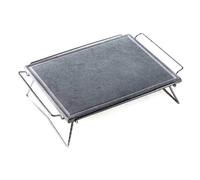 Plaque De Cuisson Ompagrill DS40/50/SP Avec Support Pliable Noir
