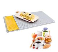 Plaque de cuisson perforée pour pâtisserie feuilletée - Répartition homogène de la chaleur pour une parfaite feuille et pain - Idéal pour les boulangers maison
