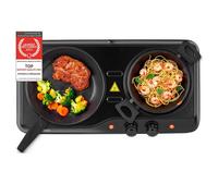 Plaque de cuisson posable - 2000W- électrique, en vitrocéramique, chaleur Infrarouge