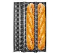Plaque de cuisson pour 3 baguettes 38 x 24,5 x 3 cm
