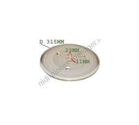 Plaque de cuisson pour four à micro-ondes - MPM - Plateau de micro-ondes Brandt Fagor 72X3692 - Blanc