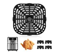 Plaque de cuisson pour friteuse à air, 23,1 x 24,1 cm, plaque de cuisson Air Fryer pour friteuse à air Vortex 5.7QT (4 en 1), revêtement antiadhésif, plateau Air Fryer, remplacement pour Instant Pot