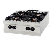 Plaque de Cuisson Premium Gaz 4 Brûleurs Prof. 90 cm 40 kW