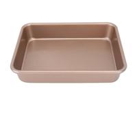 Plaque de cuisson profonde, plaque de cuisson antiadhésive, plateau de four rectangulaire en acier au carbone, plaque à biscuits pour la maison et le Restaurant (Moyen Rectangulaire)