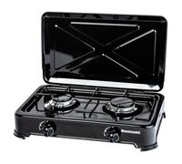 Plaque de cuisson - Ravanson - K-02TB - Gaz - 2 zones - Noir