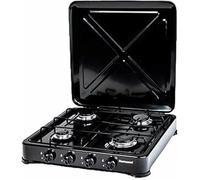 Plaque de cuisson - RAVANSON K-04TB - Gaz - 4 zones - Noir