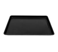 Plaque de Cuisson Rectangulaire Noir Antiadhésive en Alliage D'aluminium | Chaleur Uniforme, Résiste aux Hautes Températures, Usage Polyvalent, pour Gâteaux et Pains, Format Pratique