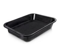 Plaque de cuisson rectangulaire profonde émaillée 36x28x6 cm