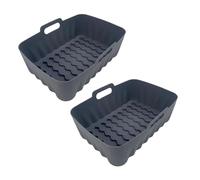 Plaque de cuisson réutilisable en silicone pour four à air, panier à pizza, poulet frit, cuisson sans désordre, compatible avec les plaques de cuisson, tapis de cuisson, plateau de doublure, panier