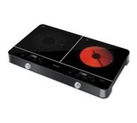 Sencor Plaque de cuisson à induction et radiante SCP 4001BK 3400 W 2 foyers Noir