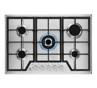 Plaque de Cuisson Table a GAZ ELECTROLUX KGS7536SX encastrable 5 foyers L 75 P52cm G