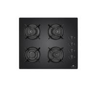 Plaque de Cuisson Table a GAZ Table 4 foyers Gaz Verre Noir