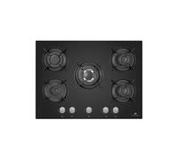 Plaque de Cuisson Table a GAZ Table 5 foyers Gaz verre Noir
