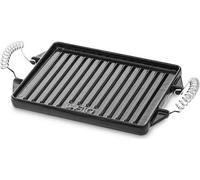 Plaque de cuisson Vaello rectangulaire en acier émaillé noir (27 x 21 cm)
