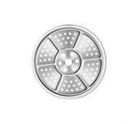 Plaque de cuisson vapeur ronde perforée en acier inoxydable 304 pour cocotte, marmite et légumes, passe au lave-vaisselle, 21,7 cm