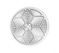 Plaque de cuisson vapeur ronde perforée en acier inoxydable 304 pour cocotte, marmite et légumes, passe au lave-vaisselle, 33 cm
