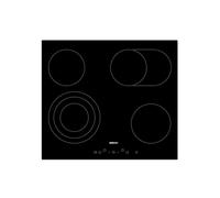 plaque de cuisson vitrocéramique, 4 zones de cuisson Hi-Light, dont 1 double et 1 triple, noir (HIC64404T)