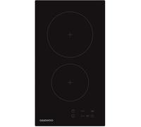 Daewoo-Electronics Plaque de cuisson vitrocéramique BH3VTF19BNM 2 foyers 30 cm Noir