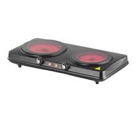 Plaque de cuisson vitrocéramique - Rosenstein & Söhne - Double - 2000 W - Infrarouge - Noir