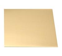 Plaque de Cuivre Prête à Graver, pour Bijoux et Bricolage | Feuille Métallique Dorée, pour Projets Créatifs, Pratique pour Étudiants en Art et Exercices D’attaque