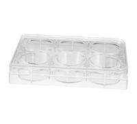 Plaque de Culture Cellulaire à 6 Puits Blanc Couvercle Eps | Risque de Contamination Usage en Laboratoire, pour Cellules, Essais Parallèles Fiables
