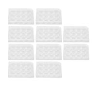 Plaque de culture tissulaire Klanata, 10pcs avec 10 couvercles, empêchant la rupture robuste, pratique pour la salle de biologie, largement utilisée en laboratoires, pour les (12 Holes)