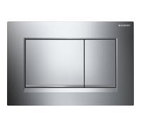 Geberit Plaque d'actionnement Sigma 20 Square 115883KH1 chromé brillant / chromé satiné