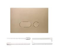 Plaque de déclenchement de chasse d'eau de WC - Pièces de rechange pour Geberit Sigma-all Series - Compatible avec UP300 et 320 - Plaque de déclenchement pour chasse à 2 débits - Poignée en plastique