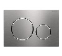 Plaque de déclenchement double touche SIGMA 20 inox brossé - GEBERIT - 115.882.SN.1