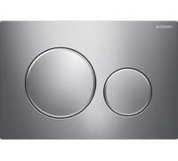 Plaque de déclenchement double touche WC DUOFIX SIGMA 20 chromé mat GEBERIT 115.882.KH.1