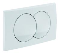 Plaque de déclenchement GEBERIT Delta 20 - Blanc alpin - 115.100.11.5