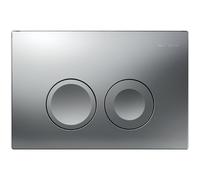 Plaque de Déclenchement Geberit Delta21 2 touches Chromé mat 115125465
