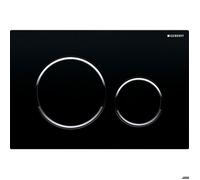 Plaque de commande double touche - Sigma 20 - noir GEBERIT