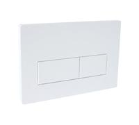 Plaque de Déclenchement Geberit pour WC Suspendu, Double Touche de Chasse d’Eau, Compatible Sigma 01 20 30 40 (blanc)