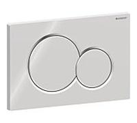 GEBERIT Plaque de declenchement SIGMA01 chrome brillant pour bati-support Duofix UP320 - GEBERIT - 115.770.21.5