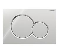 GEBERIT Plaque de declenchement SIGMA01 chrome brillant pour bati-support Duofix UP320 - GEBERIT - 115.770.21.5