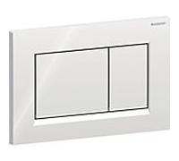 Geberit Plaque d'actionnement Sigma 20 Square 115883KH1 chromé brillant / chromé satiné