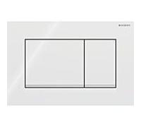 Plaque de déclenchement Geberit Sigma 20 Square 115883KJ1 blanc / chromée brillante