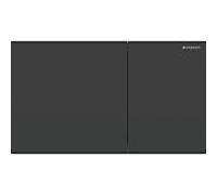 Plaque de déclenchement Geberit Sigma 70 Square 115622141 pour double chasse, noir mat