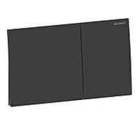 Geberit Sigma70 Plaques de déclenchement pour rinçage à 2 quantités, angulaires, 115622141, Couleur: Acier inoxydable laqué noir mat - CM