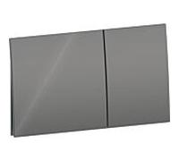 Geberit Plaque de commande Sigma70 carrée 115.622.JK.1 double chasse coloris lave/verre