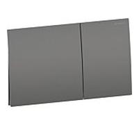Geberit Plaque de commande Sigma70 Square Double chasse Noir chromé 115.622.QD.1