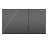 Plaque de déclenchement Geberit Sigma 70 Square 115622SJ1 pour double chasse, noire