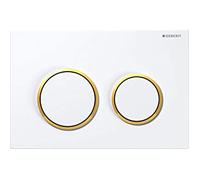 Plaque de déclenchement Omega20 GEBERIT pour rinçage
