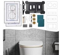 Plaque de déclenchement pour Geberit Sigma-all - Plaque de déclenchement invisible carrelée avec fixation magnétique - Pour chasse chasse d'eau