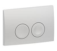 Geberit Plaque de commande Delta 25 115125465, ronde, double chasse, chrome mat