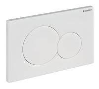 Plaque de Déclenchement Sigma 01 - Geberit - Blanc - Matière Plastique-Synthétique