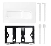 Plaque de déclenchement WC, pièce de rechange pour élément de chasse Geberit Sigma, plaque de déclenchement pour chasse d'eau Geberit Sigma UP300, UP320, UP700, UP720 (blanc)