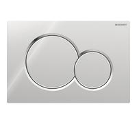 Plaque de déclenchement WC Sigma01 chromé brillant - GEBERIT 115.770.21.5